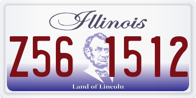 IL license plate Z561512