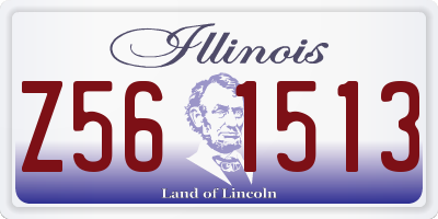 IL license plate Z561513