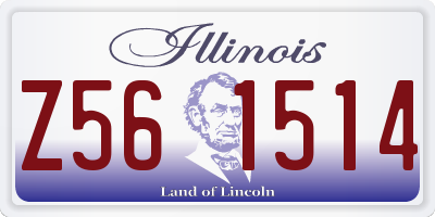 IL license plate Z561514