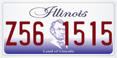 IL license plate Z561515
