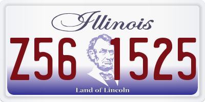 IL license plate Z561525
