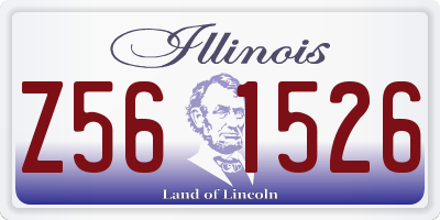 IL license plate Z561526