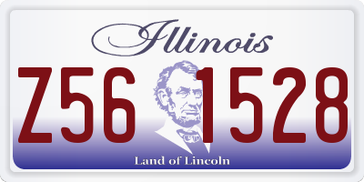 IL license plate Z561528