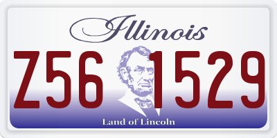IL license plate Z561529