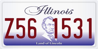 IL license plate Z561531