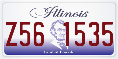 IL license plate Z561535