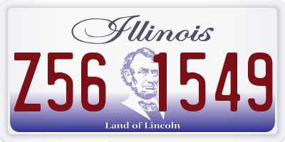 IL license plate Z561549