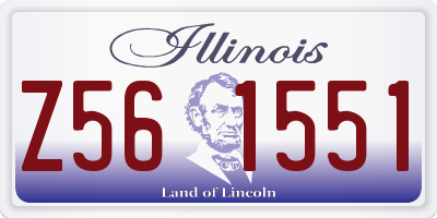 IL license plate Z561551