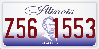 IL license plate Z561553
