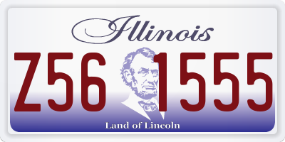 IL license plate Z561555