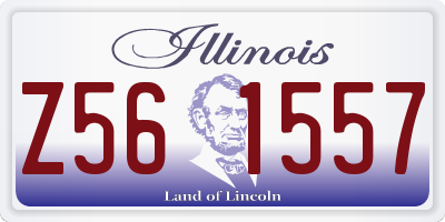 IL license plate Z561557