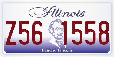 IL license plate Z561558