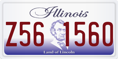 IL license plate Z561560
