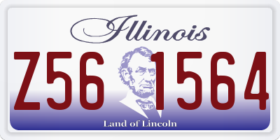 IL license plate Z561564