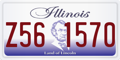 IL license plate Z561570