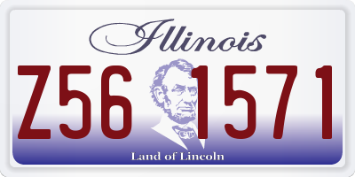 IL license plate Z561571