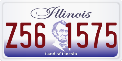 IL license plate Z561575