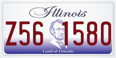 IL license plate Z561580