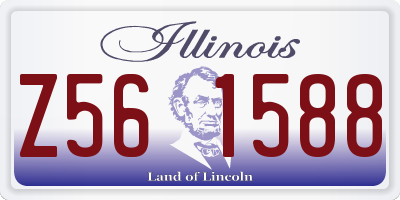 IL license plate Z561588