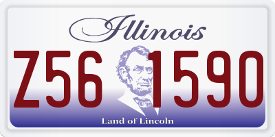 IL license plate Z561590