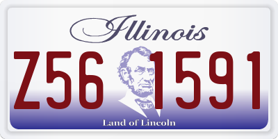 IL license plate Z561591