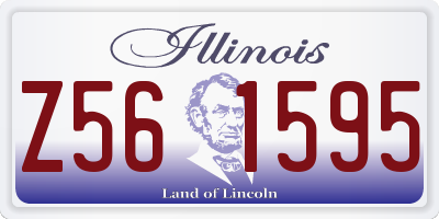 IL license plate Z561595