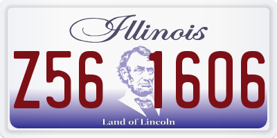 IL license plate Z561606