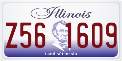 IL license plate Z561609
