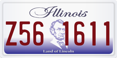 IL license plate Z561611