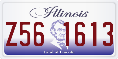 IL license plate Z561613