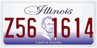IL license plate Z561614