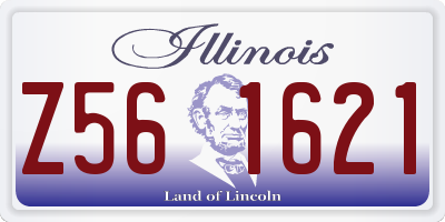 IL license plate Z561621