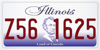 IL license plate Z561625
