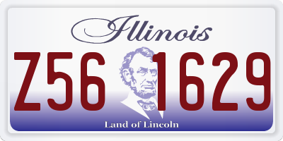 IL license plate Z561629
