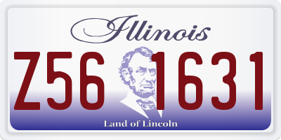 IL license plate Z561631