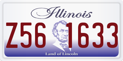 IL license plate Z561633