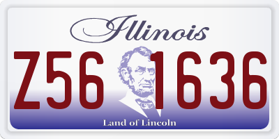IL license plate Z561636