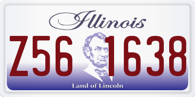 IL license plate Z561638