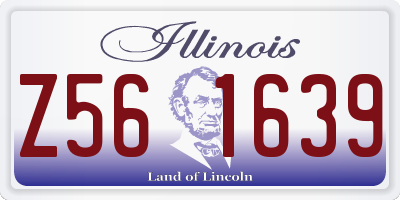 IL license plate Z561639