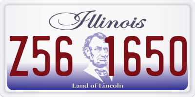 IL license plate Z561650