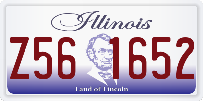 IL license plate Z561652