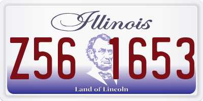 IL license plate Z561653