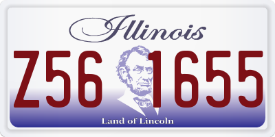 IL license plate Z561655