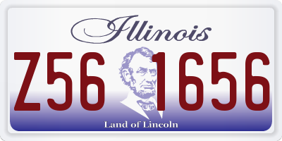 IL license plate Z561656
