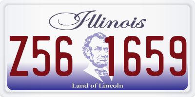 IL license plate Z561659
