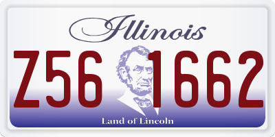 IL license plate Z561662