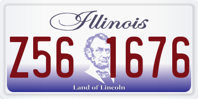 IL license plate Z561676