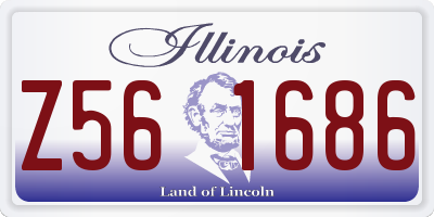 IL license plate Z561686
