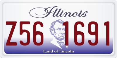 IL license plate Z561691