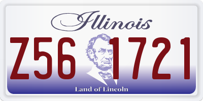IL license plate Z561721